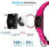 Upgraded AirTag Dog Collar, IP68 Waterproof Holder, Reflective Heavy Duty Padded Collars for Small Medium Large Dogs