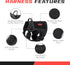 Tactical Dog Harness for Large Medium Small Dogs, Military Molle Vest with Hook & Loop Panels for Reflective Training