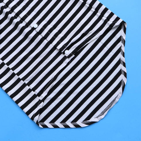 Dog Shirts for Large Dogs - Oversized Breathable Striped T Shirt Pullover Clothes for Medium to Large Dogs (Size L)