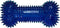 PetSport 7.5" Gorilla Spiky Squeaker Bone Dog Toy, Large, Vanilla Scented, Colors Will Vary