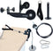Wrist Exerciser Strengthener Arm Wrestling Training Table Pulley Cable System for Fitness Forearm Workout