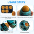 Yipetor Frozen Treat Toy - Treat Dispensing Rubber Toy for Puppy Small Medium, Freezable Fillable, Reduces Anxiety