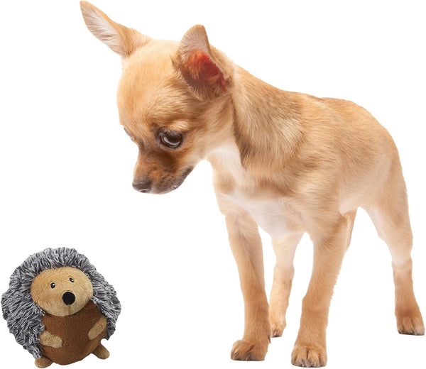 SPOT Butterballs Forest Animals Dog Toy-Soft, Stuffed, Squeaky, Plush Fabric Toy for Mini