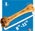Jack&Pup Roasted Meaty Beef Shin Bone Dog Treats - 8-11” Long Lasting All Natural Gourmet Chews (3 Pack)