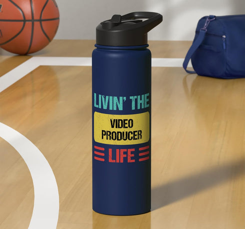 Video Producer Shirts & Gifts Video Producer Stainless Steel Insulated Water Bottle