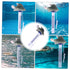 Swimming 0-50c Floating Pool Turtle Thermometer with String for Pools and Hot Tubs, Waterproof Cartoon Bath Temperature