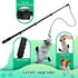 Flirt Pole for Dogs, Interactive Tug-of-War Toy, Adjustable Length for Outdoor Exercise & Training