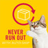 5.5 oz. Cans,(Pack 48) Friskies Purina Extra Gravy Wet Cat Food Chunky with Beef in Savory Gravy