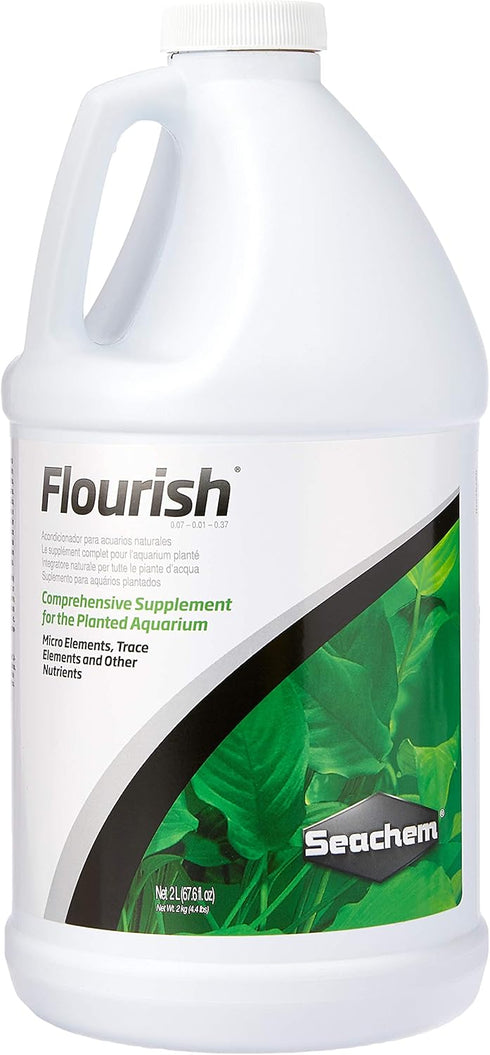 Seachem Flourish Freshwater Plant Supplement, Aquarium Element and Nutrient Blend 2L / 67.6 oz