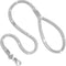 Elegance Full Diamond Dog Leash, 43 Inch with Comfortable Handle for Weddings and Daily Walks, Pet Collar Jewelry