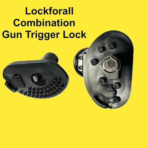 Gun Trigger Lock, 3 Digit Combination Lock, Universal Fit for BB Gun Firearms, Shotgun, Handgun