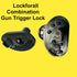 Gun Trigger Lock, 3 Digit Combination Lock, Universal Fit for BB Gun Firearms, Shotgun, Handgun