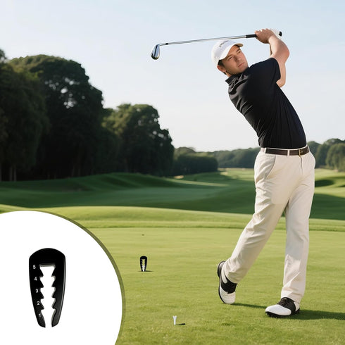 UOMIO Setter Golf Tee Height Adjuster - Premium Tee Height Elevator Tool Height Measuring Device for Consistent Drives