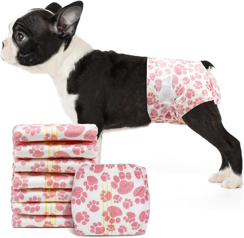 Dono Dog Diapers Female, Disposable Doggie Diapers, Super Absorbent Puppy Diapers with