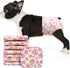 Dono Dog Diapers Female, Disposable Doggie Diapers, Super Absorbent Puppy Diapers with