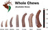 Premium Grade Elk Antler for Dogs, Small Whole Single Pack (1 Piece) for 10-30 lb Dogs and Puppies