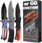 Pocket Knife Spring Assisted Folding Knives, Military EDC Tactical Jack Knives for Camping, Hiking, Survival