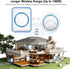 1000 Full House Dog Doorbell for Potty Training, Wireless Pet Doggie Door Bell Training to Go Outside, Waterproof Touch
