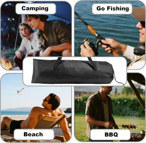 Lyreh 1pcs 43.31x14.96in Hammock Camping Folding Chair Replacement Bag, Foldable Large Camp Storage Bag