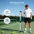 NEEWER Ball Retriever Tube Hopper for Tennis Balls & Pickleballs, Detachable Section No Bending Pickup Picker Upper