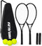 HIRALIY Adult Recreational Tennis Rackets, 27 Inch Super Lightweight for Student Training, Includes 3 Tennis Balls