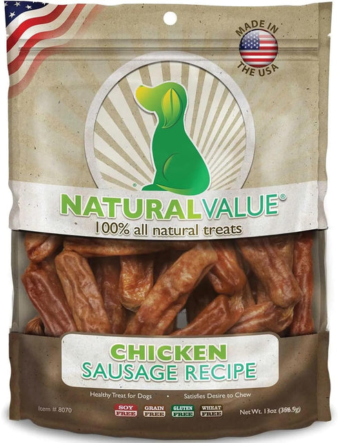 MPP Natural Chicken Dog Treats - Preservative-Free Sausage Recipe