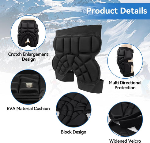 Hip Pad Protector - Children Sports Butt Pad Skating Cushion for Snow Boarding Roller Skating
