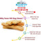 Snow Hill Yak Cheese Chews for Dogs - Odorless, All-Natural Long Lasting Treats for XXL Dogs