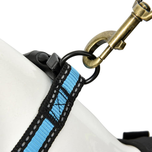Mile High Life Dog Collar, Nylon Reflective, Light Weight for Medium Dogs, Blue