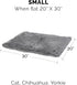 Furhaven Waterproof Throw Blanket for Dogs & Indoor Cats, Washable Shaggy Plush Calming Long Faux Fur Blanket (Gray,