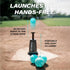 1 Bandit Sports Tee Popper, Durable Nylon Strength, Batting Tee for Perfect Swings, Baseball Training for Hitting