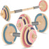 Set Set Set (Set 1 2 Special Supplies Kids Wooden Workout Play Weights - Adjustable Dumbbells and Barbell for Home Gym