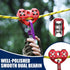 Zipline Pulley 25kn Aluminum Stainless Steel Roller, Heavy Duty Dual Trolley for 8-13mm Climbing Cable Rope