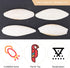 12pcs Bird Cuttlebone Chew Toy, Cuttlefish Bones for Parrot Cage Toys, 10cm Bird Bite Toy