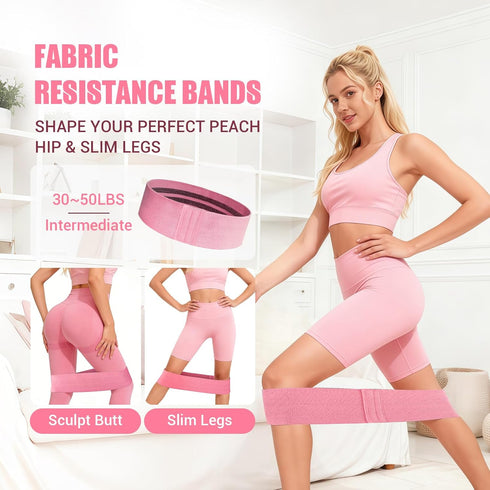 JHMFDDSB 360 15-75LB Thigh Trainer for Women, Pelvic Floor Exercise Device with Resistance Band, Adjustable Resistance