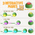 2 PCS Interactive Cat Toy Rolling Ball Chewie Viral Dog Ball, Smart Automatic Rolling Pet Balls,Automatic Moving