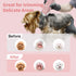 Trimmer 9-Pieces Pink Dog Cat Clippers, Home Professional Cordless Cat Grooming Tools for Dog Thick Coat Clippers, Low