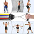 Resistance Bands Set, 20lbs to 40lbs Exercise Bands with Handles for Heavy Resistance Training