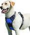 Eagloo Dog Harness for Large Dogs, No Pull Vest with Reflective Strips, Control Handle, Adjustable, Blue, Size L