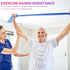 Resistance Bands, 5 Pcs Elastic Stretch Bands for Fitness, Yoga, Pilates, and Strength Training at Home