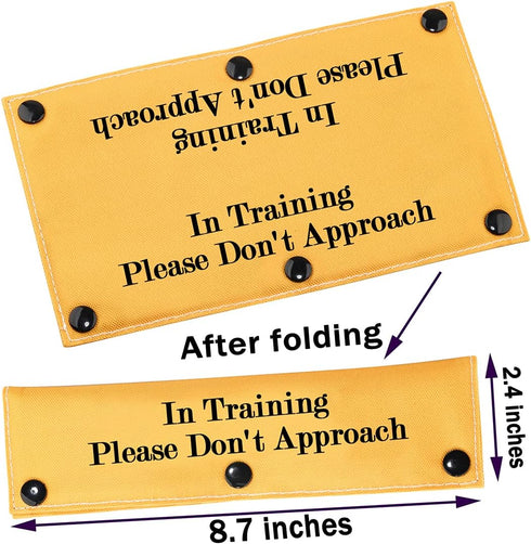 in Training Ignore Dog Leash Sleeve Dot Not Pet Working Dog Leash Sleeve Service Dog Leash Wrap(Please Don't Approach Sleeve)
