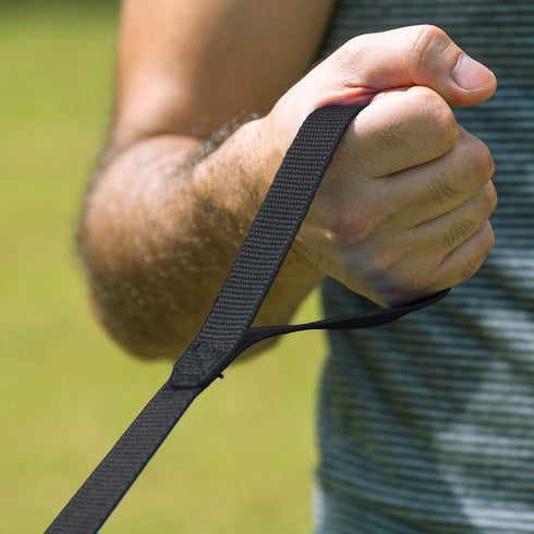 Hi Kiss Dog/Puppy Agility Lead Leash - 15ft, 20ft, 30ft, 50ft, 100ft, Black for Training & Play