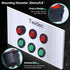 Twidec 6Pcs Round Rocker Switch AC 6A 125V, 10A 250V SPST Toggle KCD1-5-101NRG with LED Light