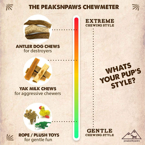 Premium All-Natural Grade A Elk Antlers for Dogs - No Additives, No Preservatives - Made in USA (Small/Medium)