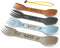 UCO Utility Spork 3-in-1 Combo Camping Utensil, 4-Pack
