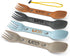 UCO Utility Spork 3-in-1 Combo Camping Utensil, 4-Pack