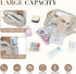 Backpack Missnine Small Clear for Stadium Events Anti-theft Mini Clear Bag for Sport Event Concert with Cute Pom-pom