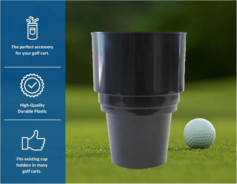 JSP Manufacturing Golf Cart Cup Holder for EZGO Club Car, Yamaha - Replacement Holder for 16.4 oz Portable Propane