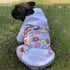 Purple Puppy Dog Hoodies for Small Medium Dogs, Christmas Hooded Sweatshirt with Pocket, Fleece Coat Dog Costume Winter
