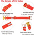 Babole Red Nylon Dog Collars for Small Puppy, 13 Colors Adjustable Soft Comfortable Pet Collars with Safety Metal